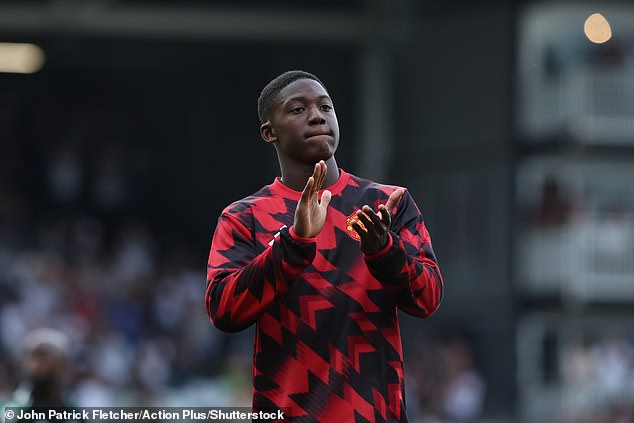 Kobbie Mainoo starts for Manchester United at Grimsby this evening amid mounting speculation over his future