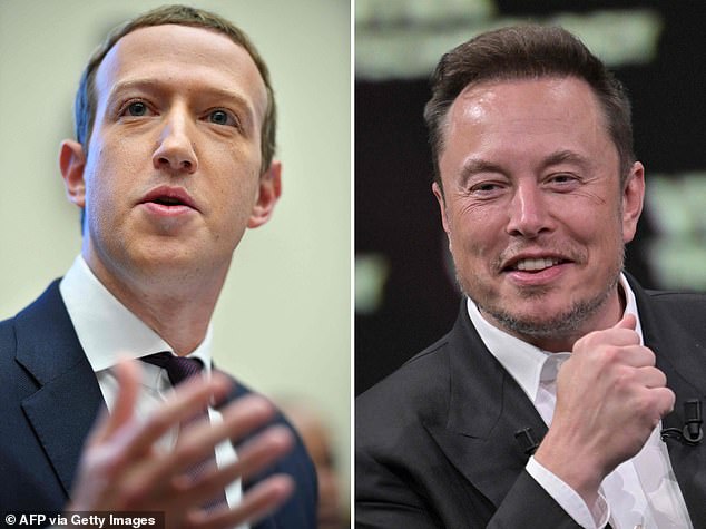 Meta CEO Mark Zuckerberg (left) has reportedly had multi-million-dollar offers to AI researchers in an attempt to keep them from rivals like xAI CEO Elon Musk (right)