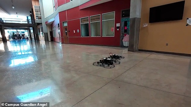 A Texas company is testing weaponized drones in schools to assist during shootings