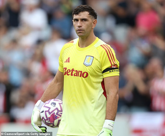 Man United are said to be preparing a £40m bid for Aston Villa goalkeeper Emiliano Martinez