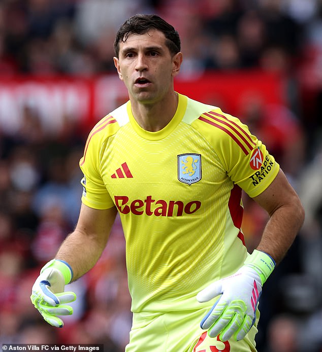 Emiliano Martinez has been left out of the Aston Villa squad to face Crystal Palace amid interest from Manchester United