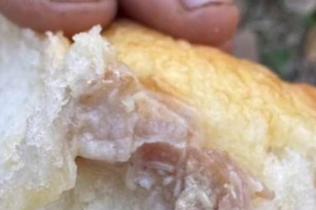 Customer bites into cheese and bacon roll and then makes revolting discovery