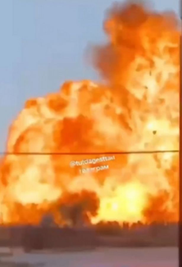 Orange fireball