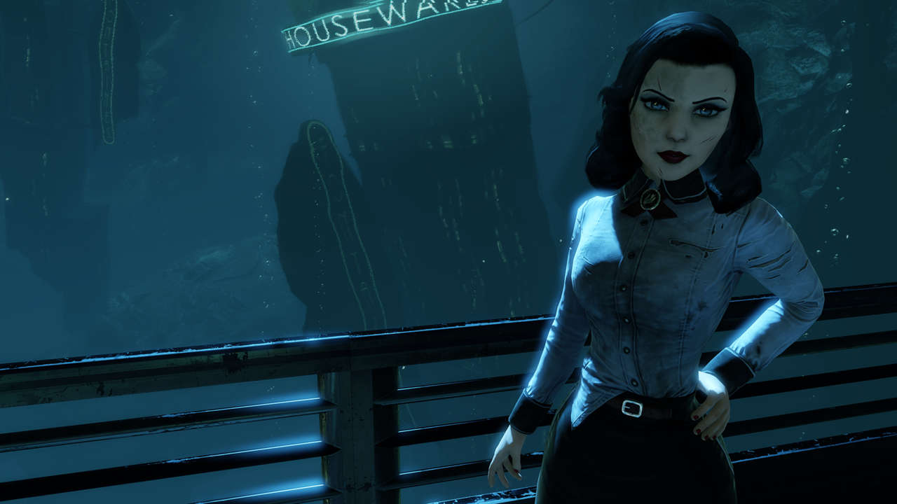 A scene from BioShock Infinite.