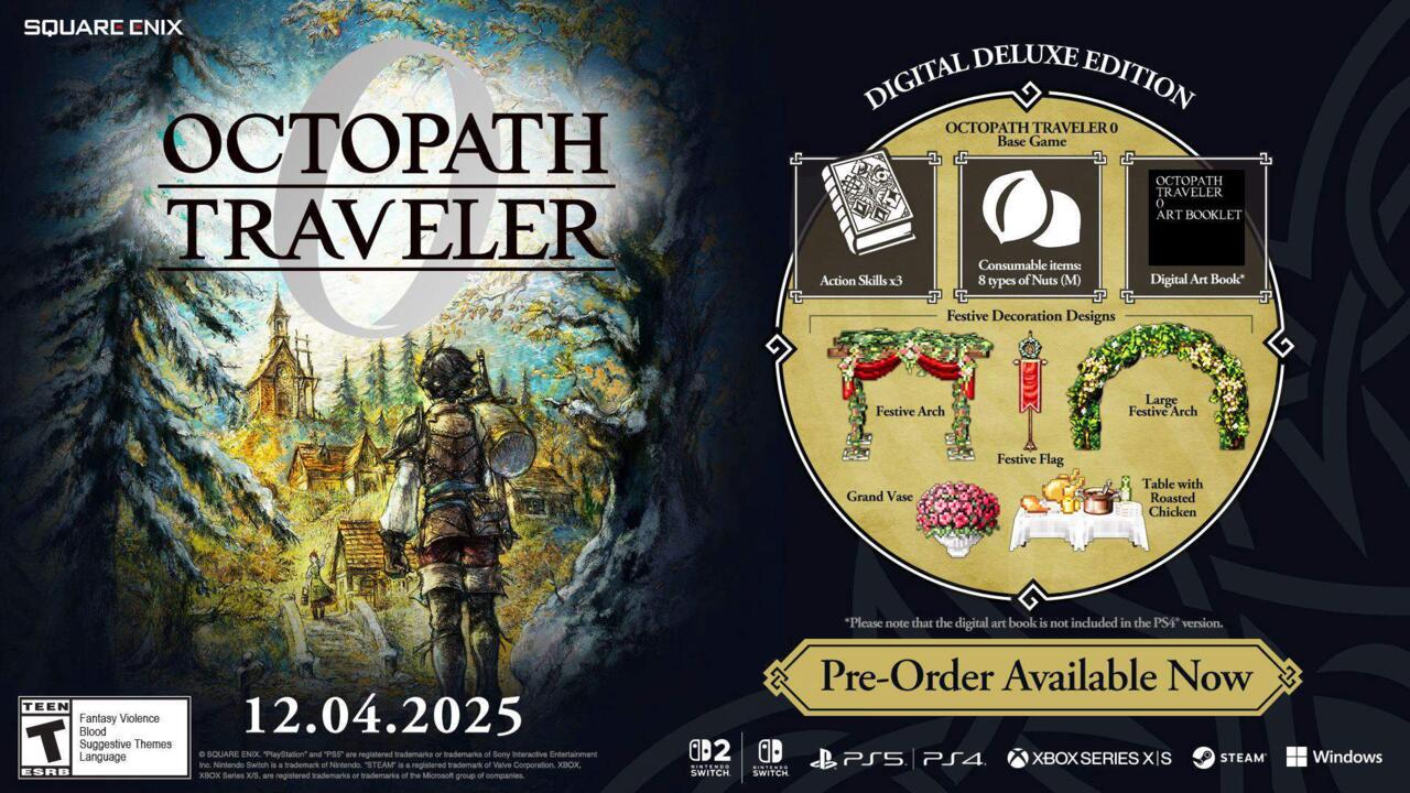 Octopath Traveler 0 Preorder Bonuses