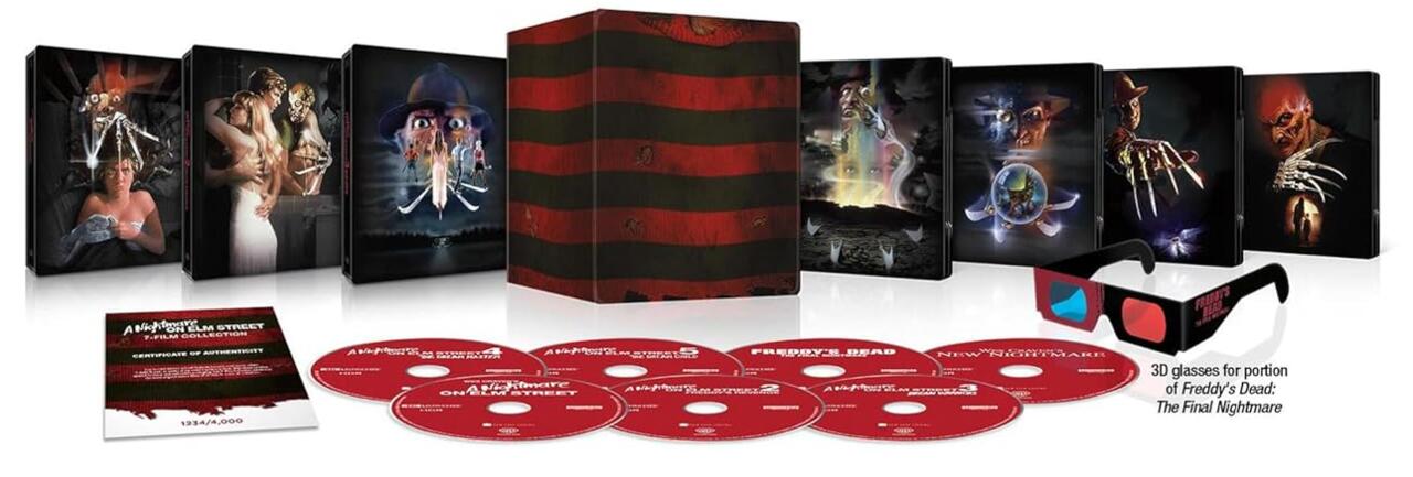 A Nightmare on Elm Street: 7-Film Steelbook Library Collection