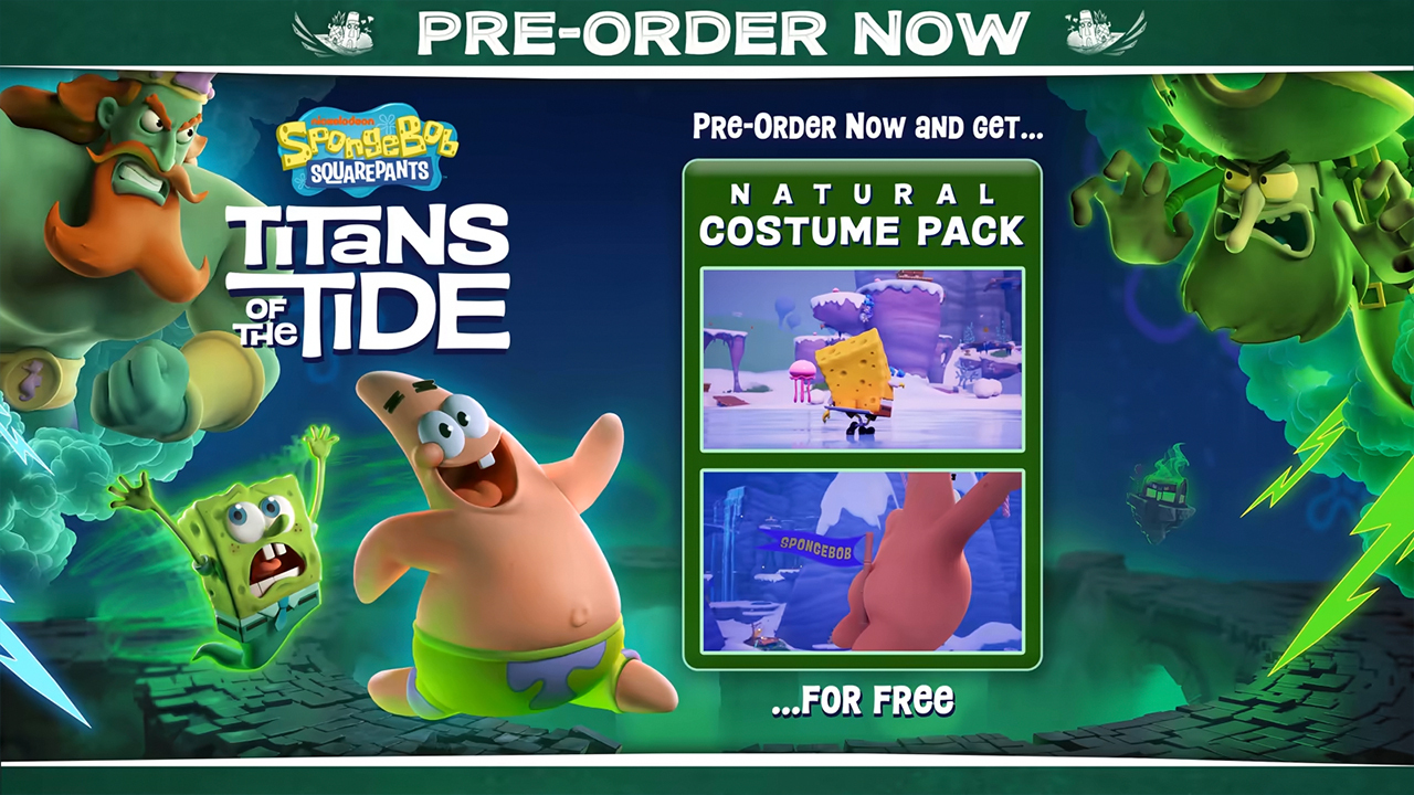 SpongeBob SquarePants: Titans of the Tide Preorder Bonuses