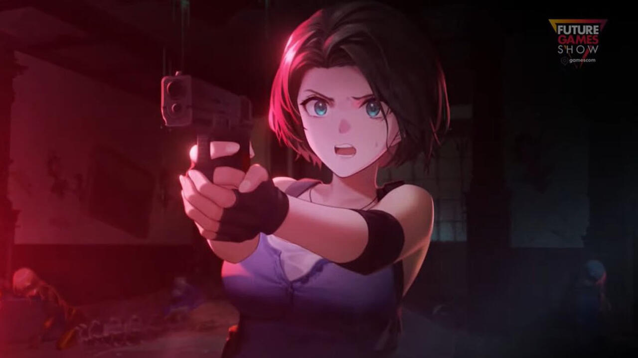 Jill Valentine in Goddess of Victory: Nikke x Resident Evil.