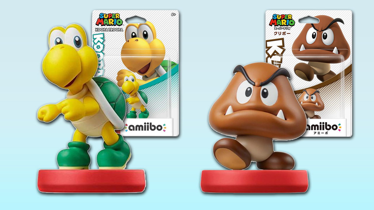 Super Mario Amiibo series - Koopa Troopa and Goomba