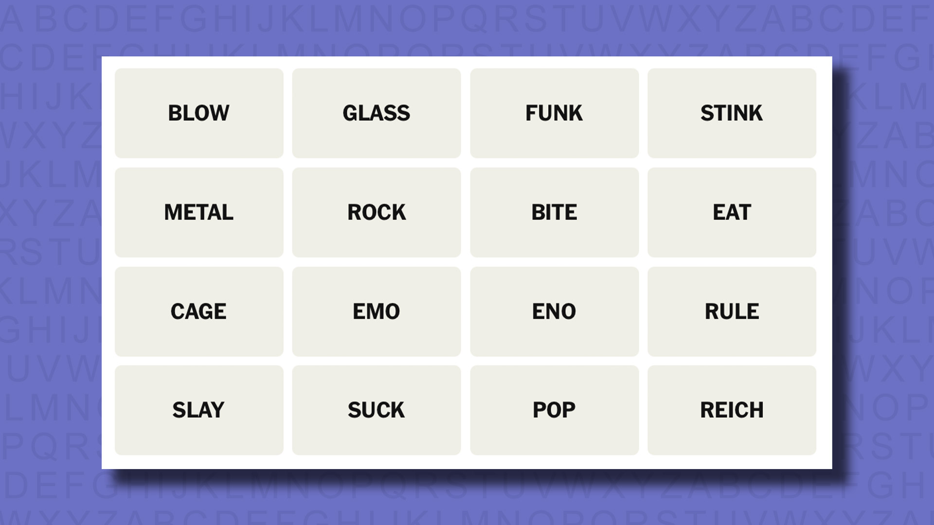 NYT Connections hints for game 811 on a purple background