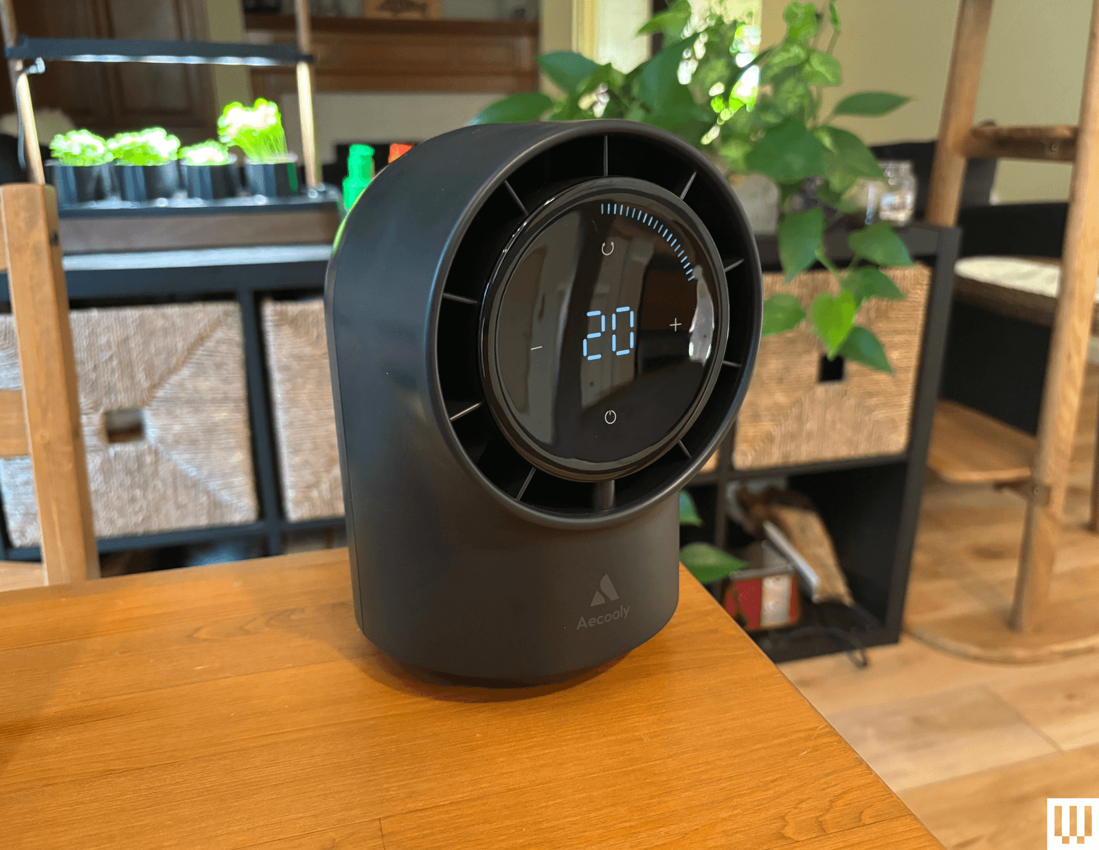 Image may contain Hardwood Wood Clock Digital Clock Electronics Speaker Screen Computer Hardware and Hardware