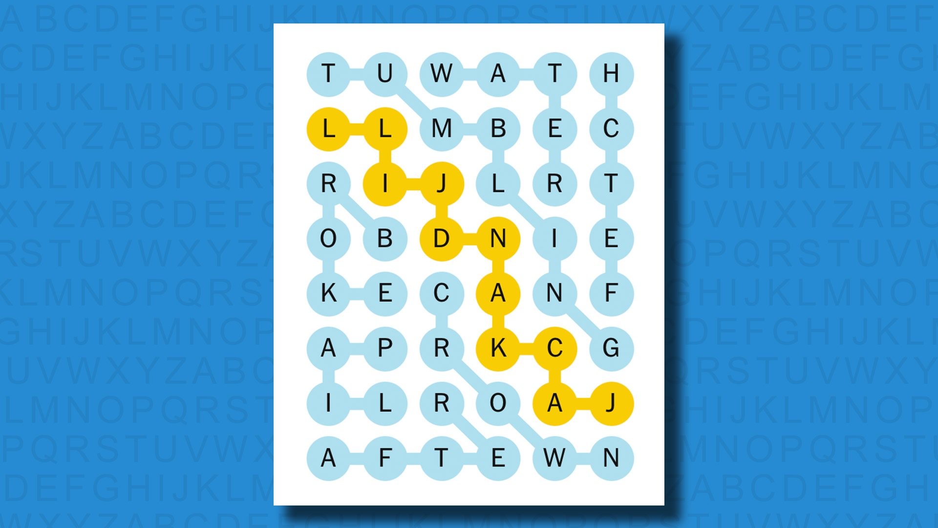 NYT Strands answers for game 546 on a blue background