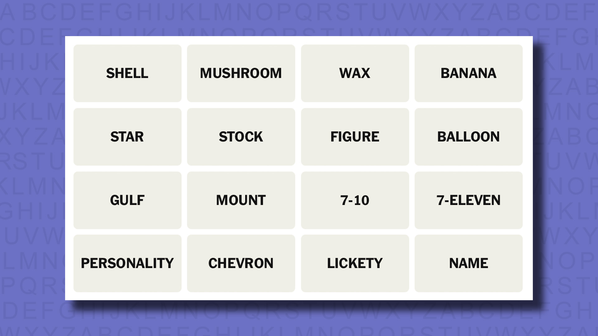 NYT Connections hints for game 810 on a purple background
