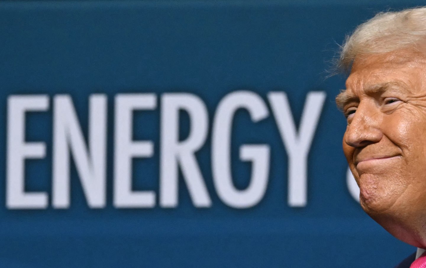 Donald Trump attends the Pennsylvania Energy and Innovation Summit on the campus of Carnegie Mellon University in Pittsburgh, Pennsylvania on July 15, 2025.