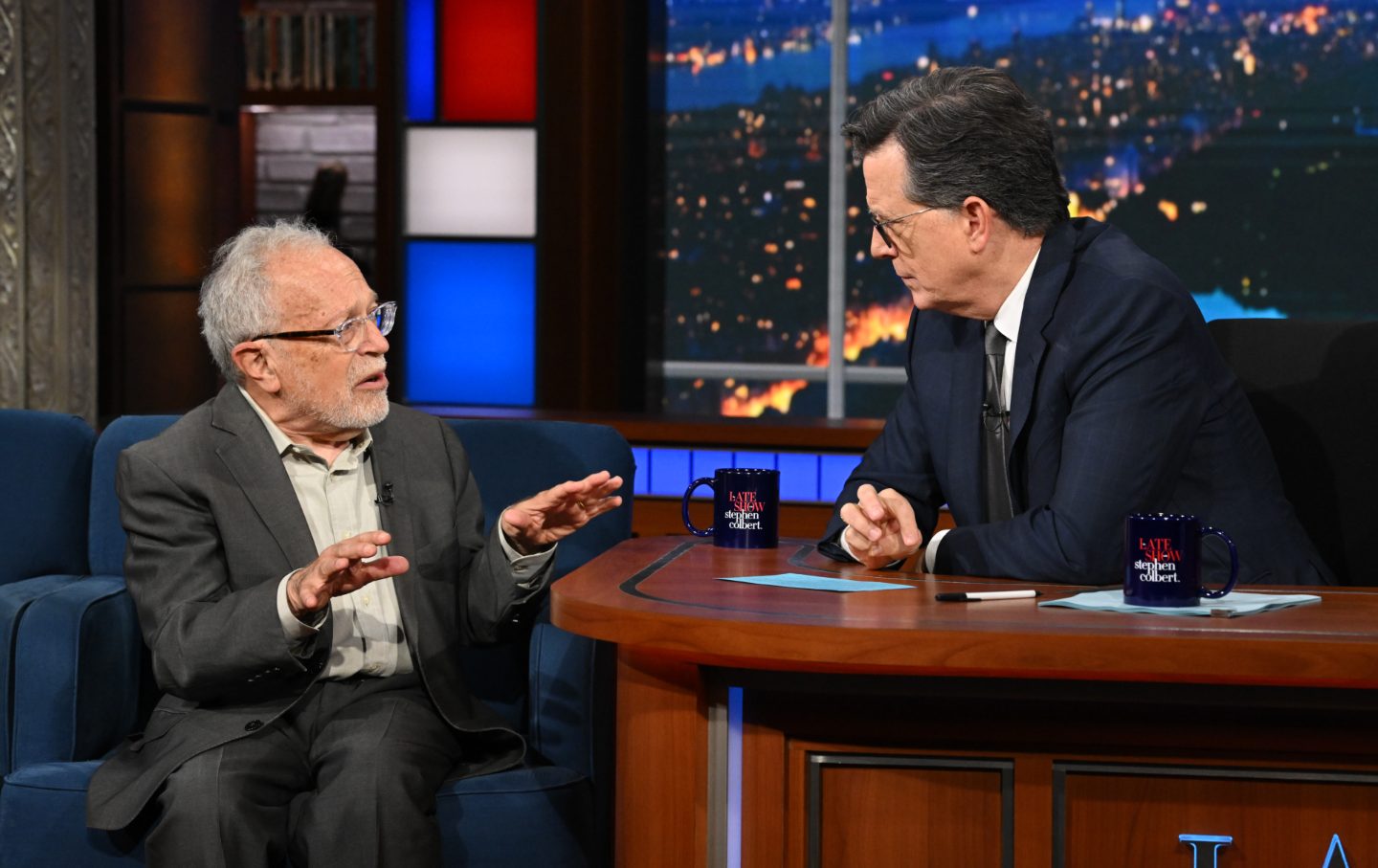 The Late Show with Stephen Colbert and guest Fmr. Sec. Robert Reich during Monday