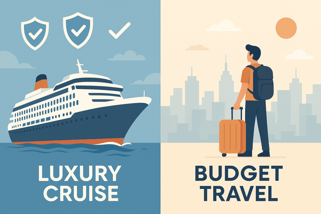 Image to illustrate cruise travel insurance options