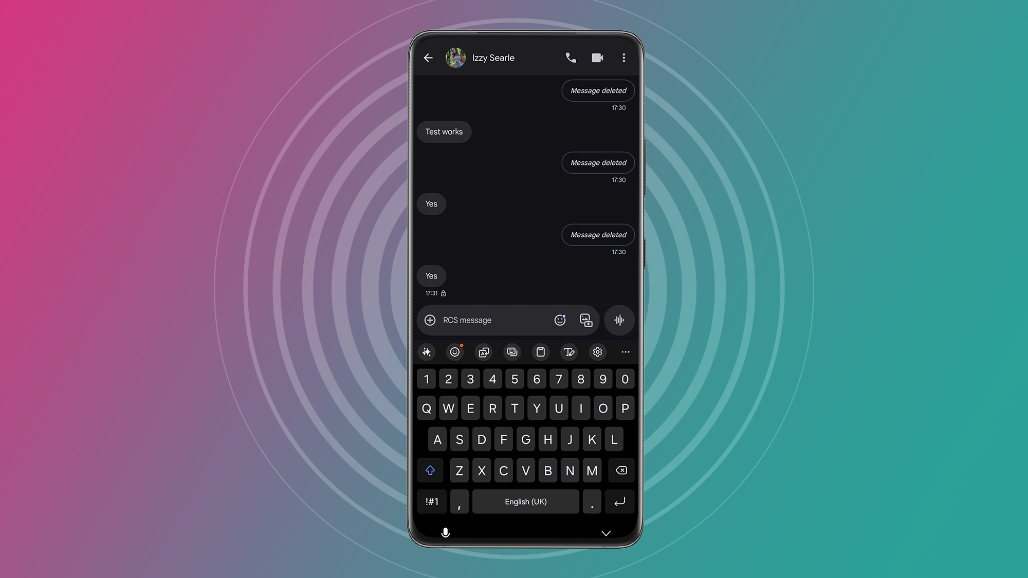 Deleted Messages in the Google Messages app