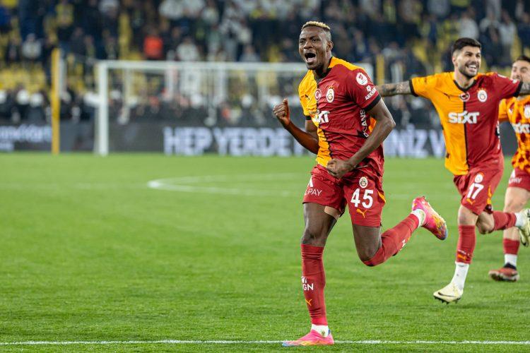 Super Eagles striker Victor Osimhen scored two goals on Saturday to help Galatasaray beat Sivasspor 4-1 at Rams Park in Istanbul.