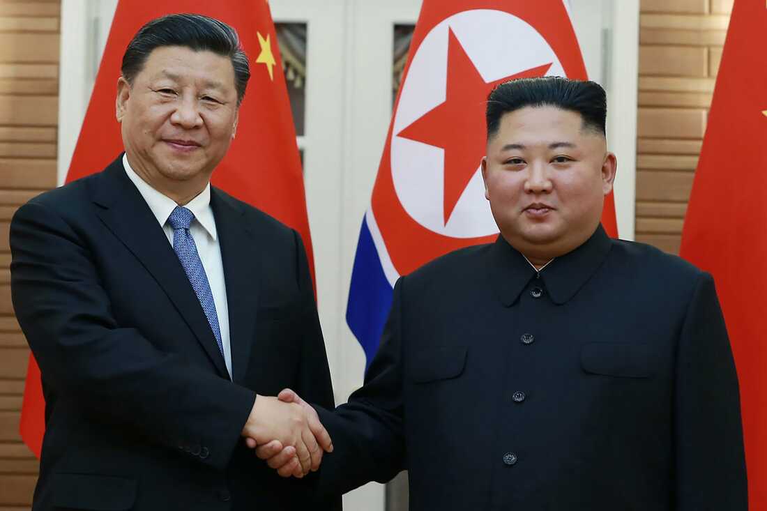An image grab from North Korea