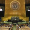 Canada Foreign Minister Anita Anand addresses the United Nations General Assembly, Monday, July 28, 2025.