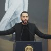 El Salvador's President Nayib Bukele gives a press conference in San Salvador, El Salvador, Jan. 14, 2025.