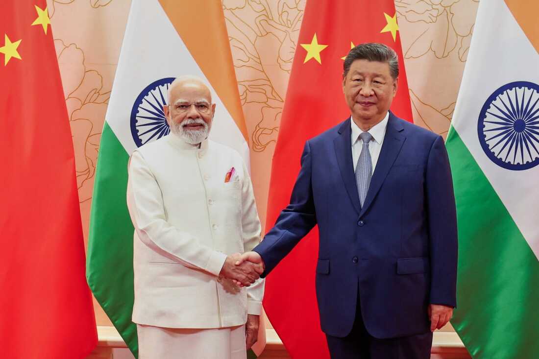 In this photo provided by Indian Prime Minister