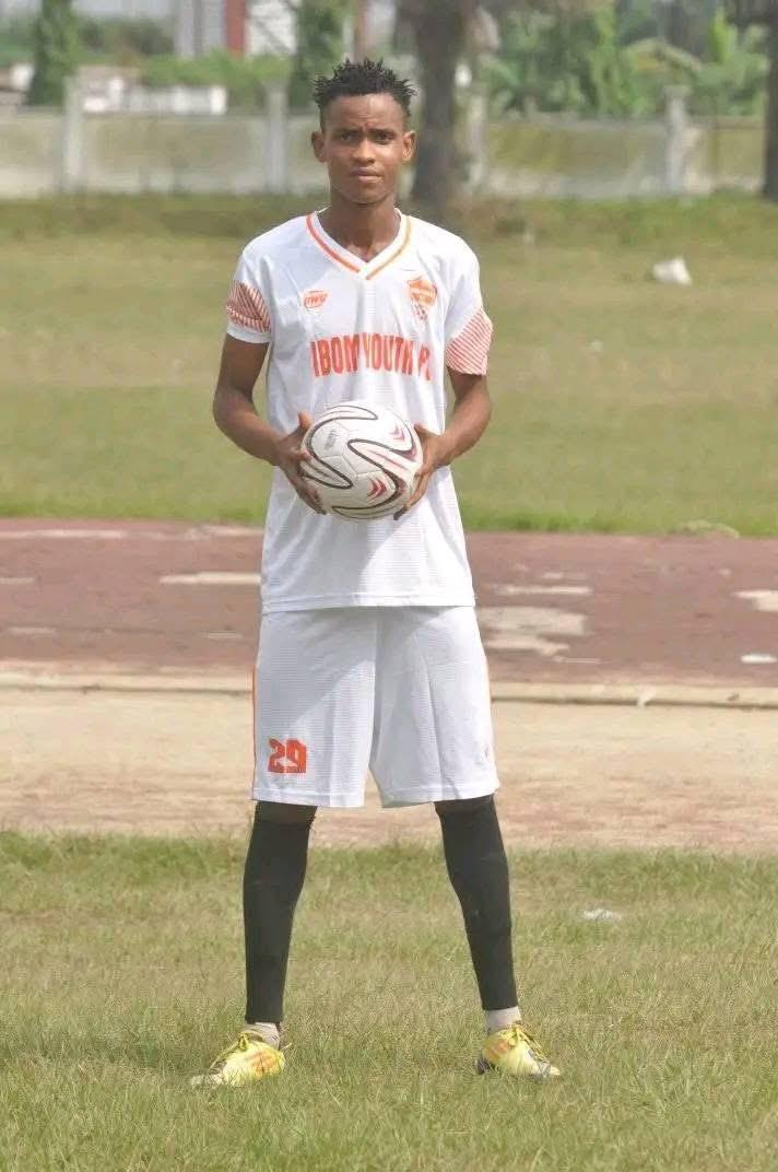 Day Wisdom Ndon was unveiled at Ibom Youth FC