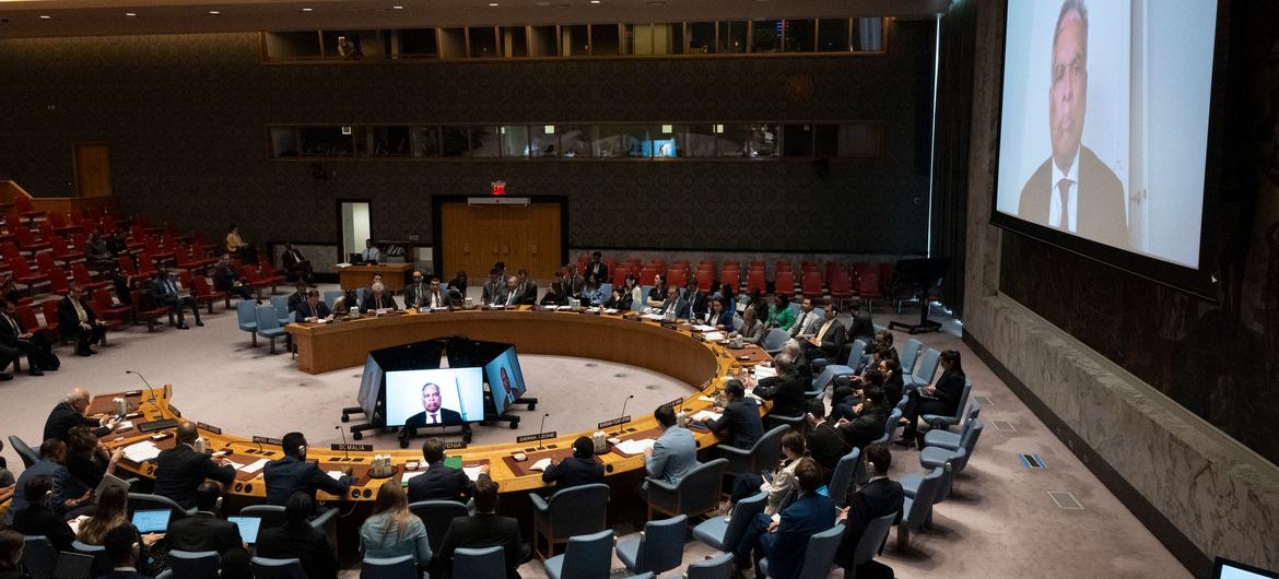 The Security Council met following the Israeli cabinet’s decision to again expand its military operation inside the Gaza Strip and take full control of the key population centre of Gaza City.