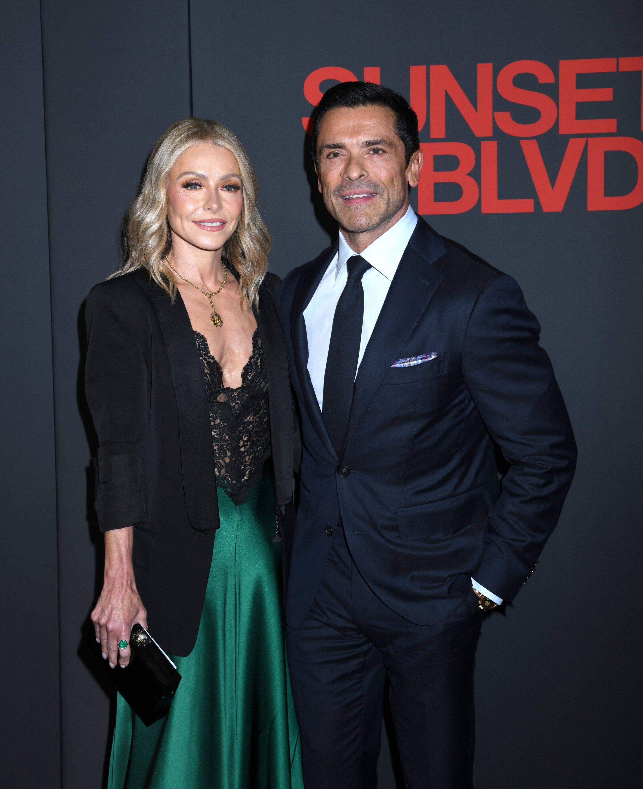 Kelly Ripa and Mark Consuelos at