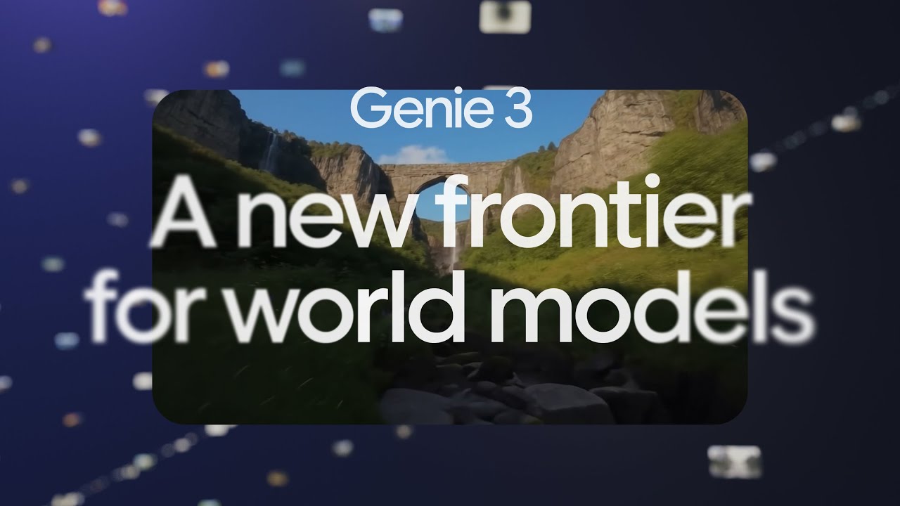 Genie 3: Creating dynamic worlds that you can navigate in real-time - YouTube