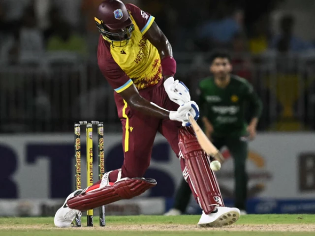 jason holder of the west indies hits a four on the final ball to give the hosts a two wicket win over pakistan in their second t20i match at lauderhill florida to level to series at one win each photo afp jason holder of the west indies hits a four on the final ball to give the hosts a two wicket win over pakistan in their second t20i match at lauderhill florida to level to series at one win each photo afp