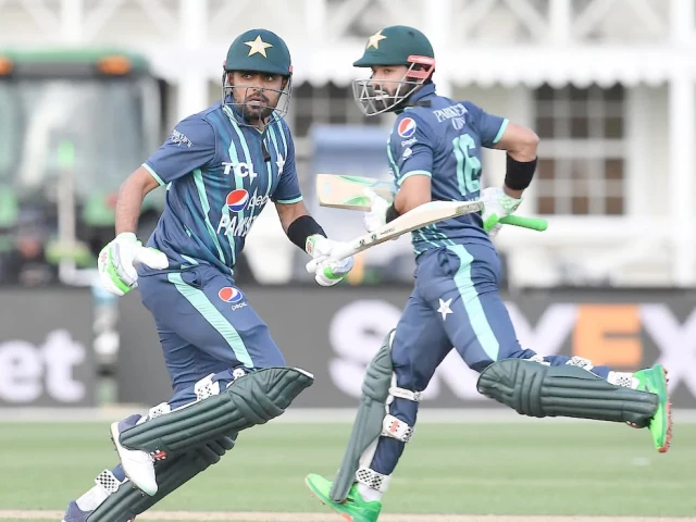 both former pakistan captain babar azam and odi skipper mohammad rizwan were dropped from t20i side due to poor performance photo afp