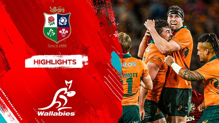 Highlights of the third Test between Australia and the British and Irish Lions in Sydney
