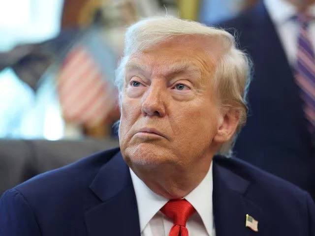 us president donald trump looks on during the signing of executive orders in the oval office at the white house in washington d c u s august 25 2025 reuters