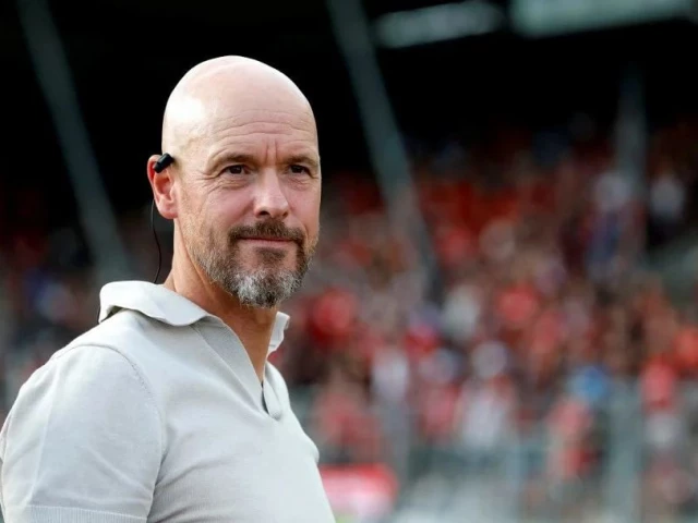 caption bayern leverkusen coach erik ten hag has been handed the task of rebuilding the club photo afp