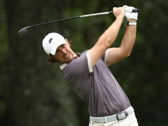 tommy fleetwood remains in contention for glory at east lake photo afp