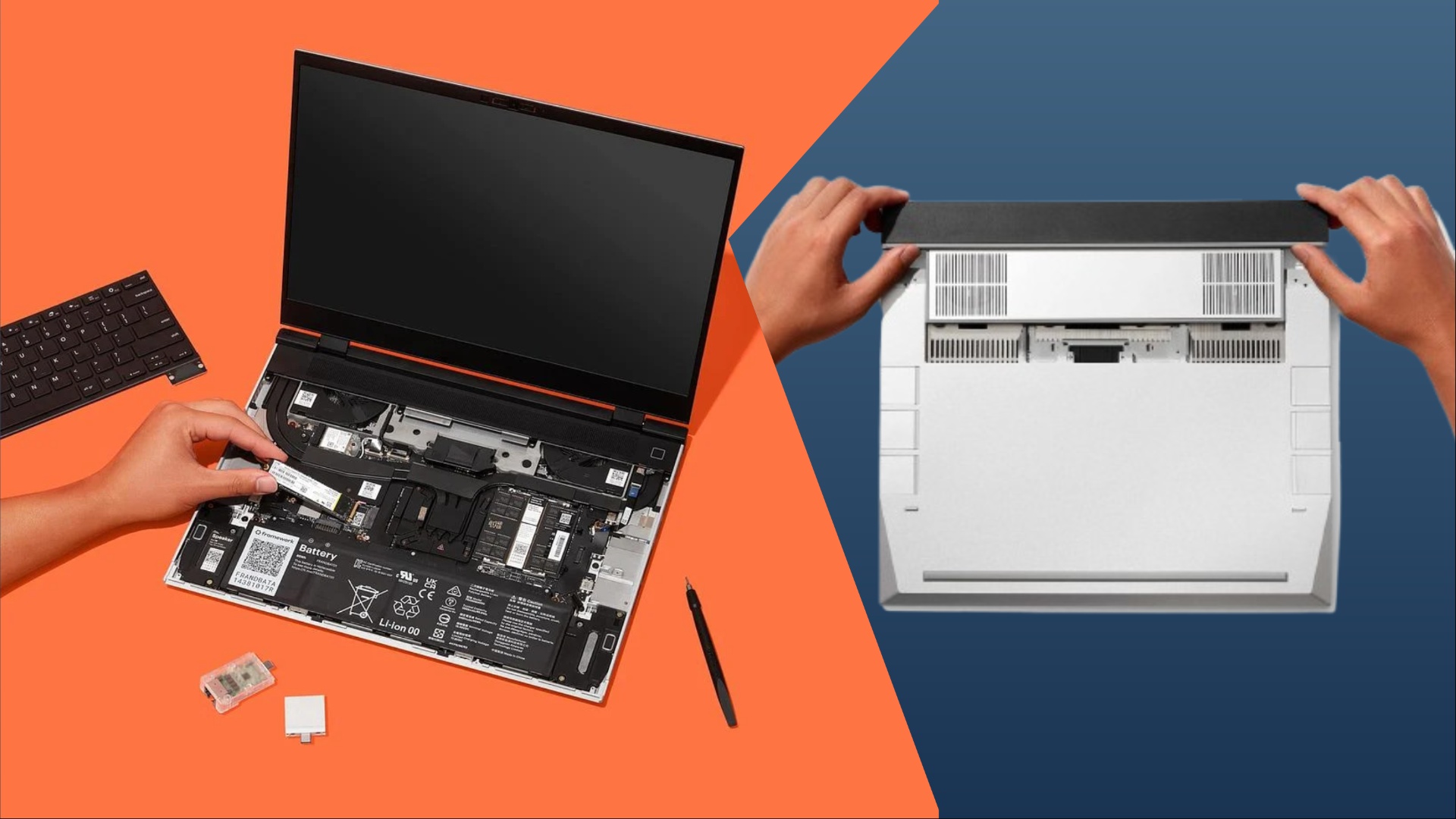 GPU module removal for Framework Laptop 16