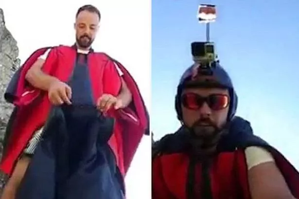 Armin Schmeider died after base jumping