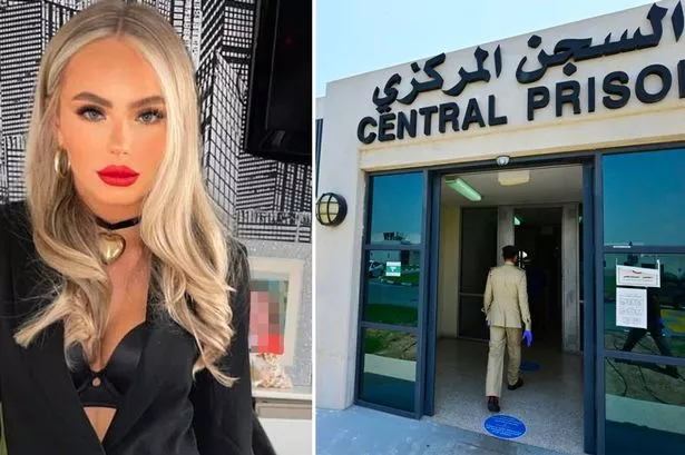 Split image: Mia/prison