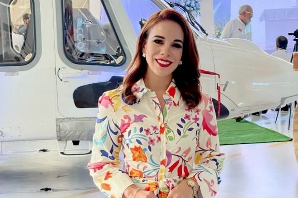 Debora Estrella in a photo of herself just before the doomed flight