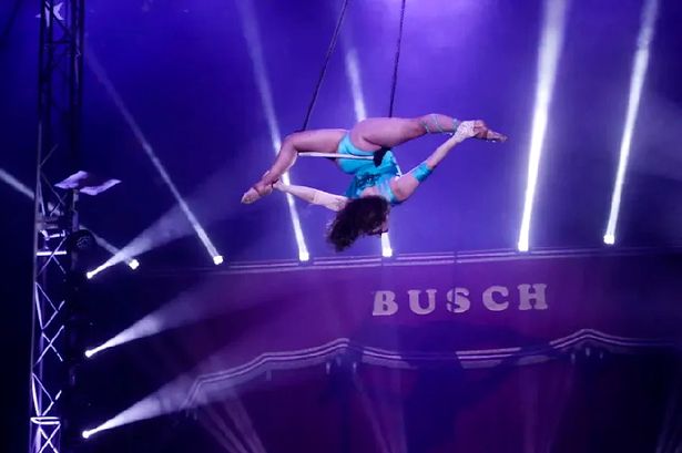 More than 80 attendees watched in horror as Marina B plunged to her death