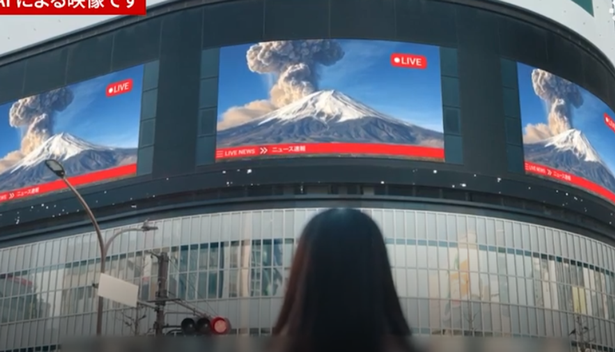 AI-generated video of Tokyo