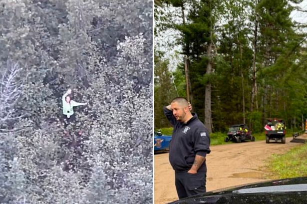 YouTube survival show contestant waving to rescue helicopters