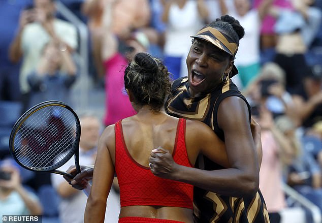 Venus Williams is into the quarterfinals of the US Open doubles alongside Leylah Fernandez