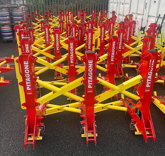 The mobile barriers introduced at Old Trafford are designed to stop vehicles and even destroy engines
