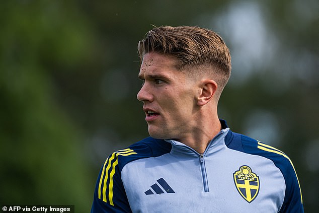 Viktor Gyokeres was left squirming when asked about a viral Arsenal chant that references claims he dumped his girlfriend