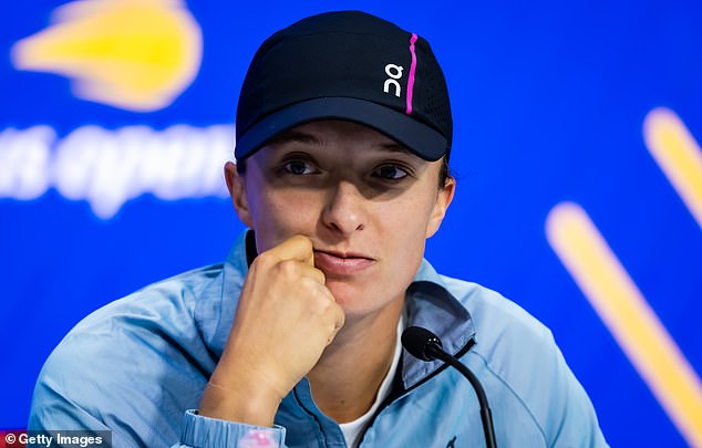 Iga Swiatek was involved in another bizarre press-conference exchange after her US Open exit