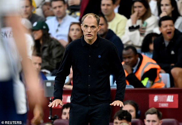 England boss Thomas Tuchel claimed the Villa Park crowd made his side