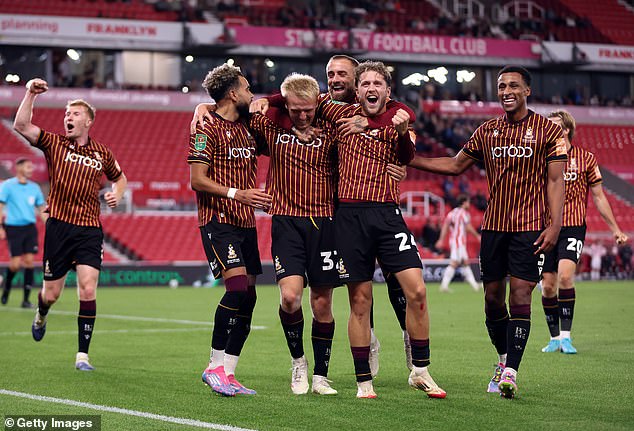 The road back to a place resembling the big time has been long and painful for Bradford City