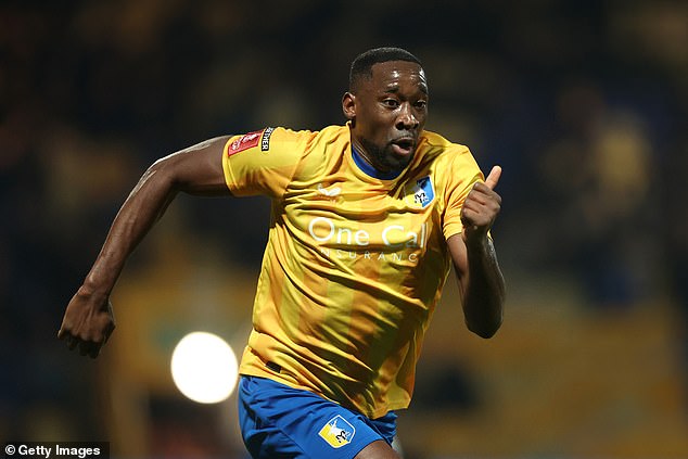 Lucas Akins could return to playing for Mansfield Town before the end of the season after being named in the club